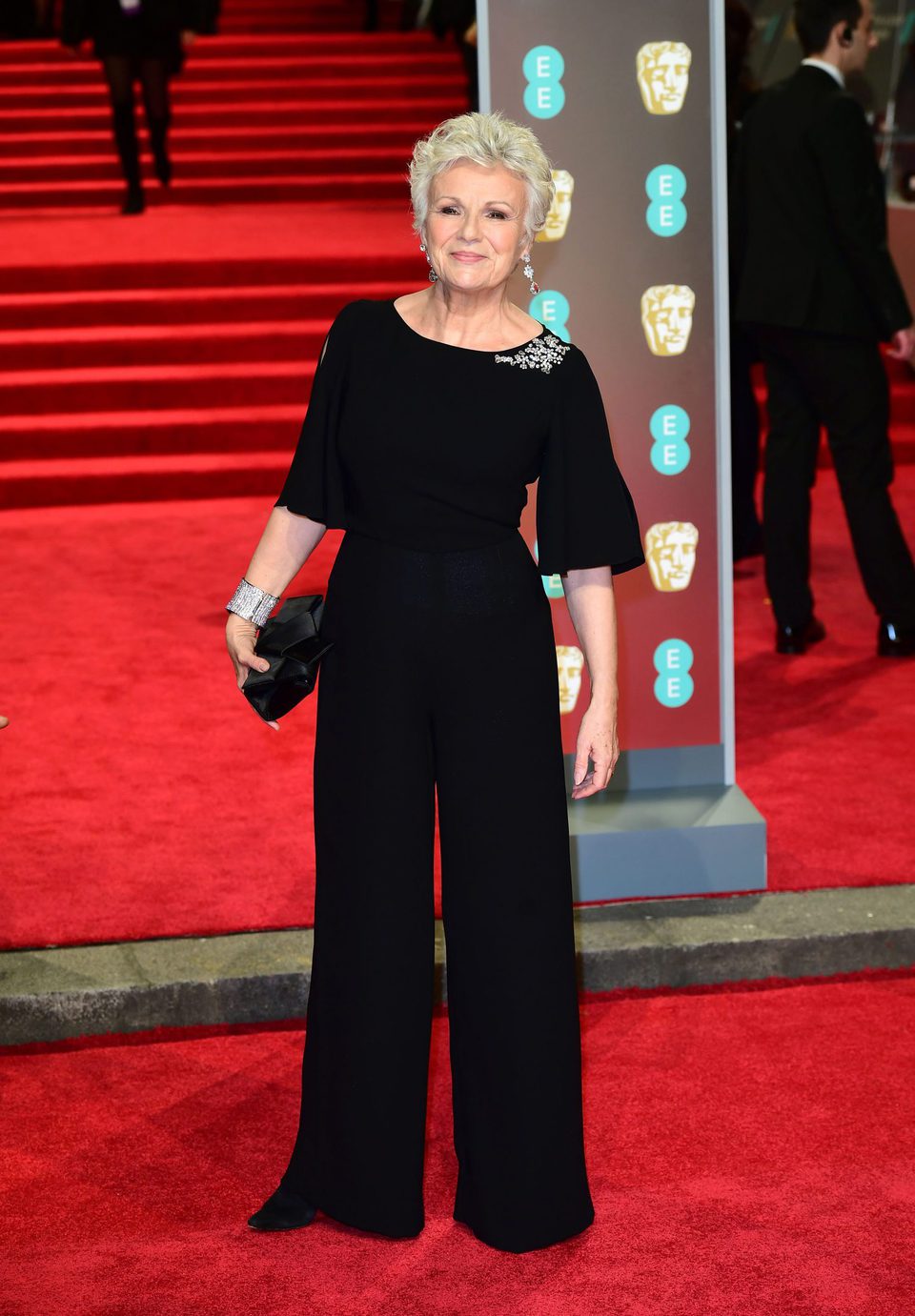 Julie Walters at the BAFTAs 2018 red carpet