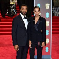 Chiwetel Ejiofor at the BAFTAs 2018 red carpet