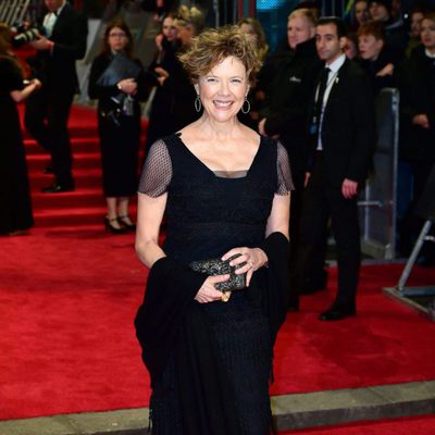 Annette Bening at the BAFTAs 2018 red carpet