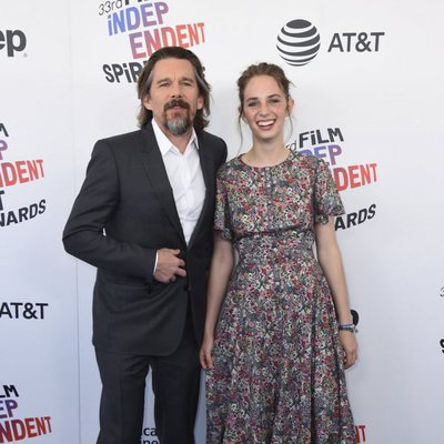 Ethan and Maya Hawke at the Spirit Awards 2018