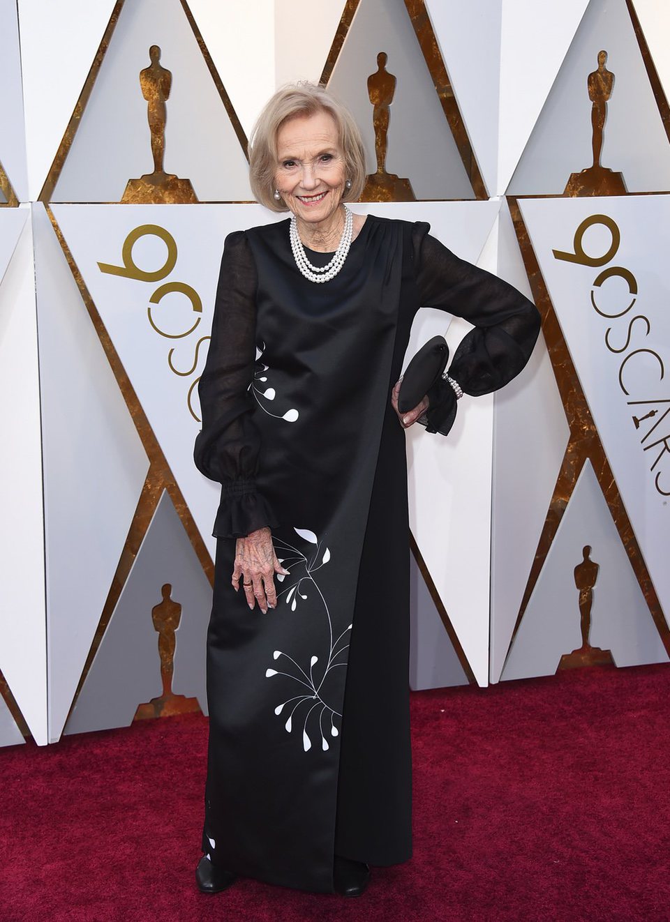 Eva Marie Saint at the red carpet of the Oscars 2018