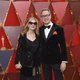 Paul Feig and his wife at the red carpet of the Oscars 2018