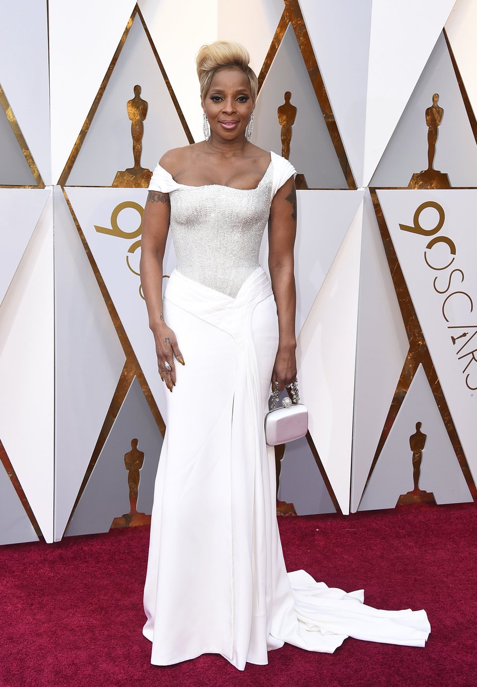 Mary J. Blige at the Oscar 2018 red carpet