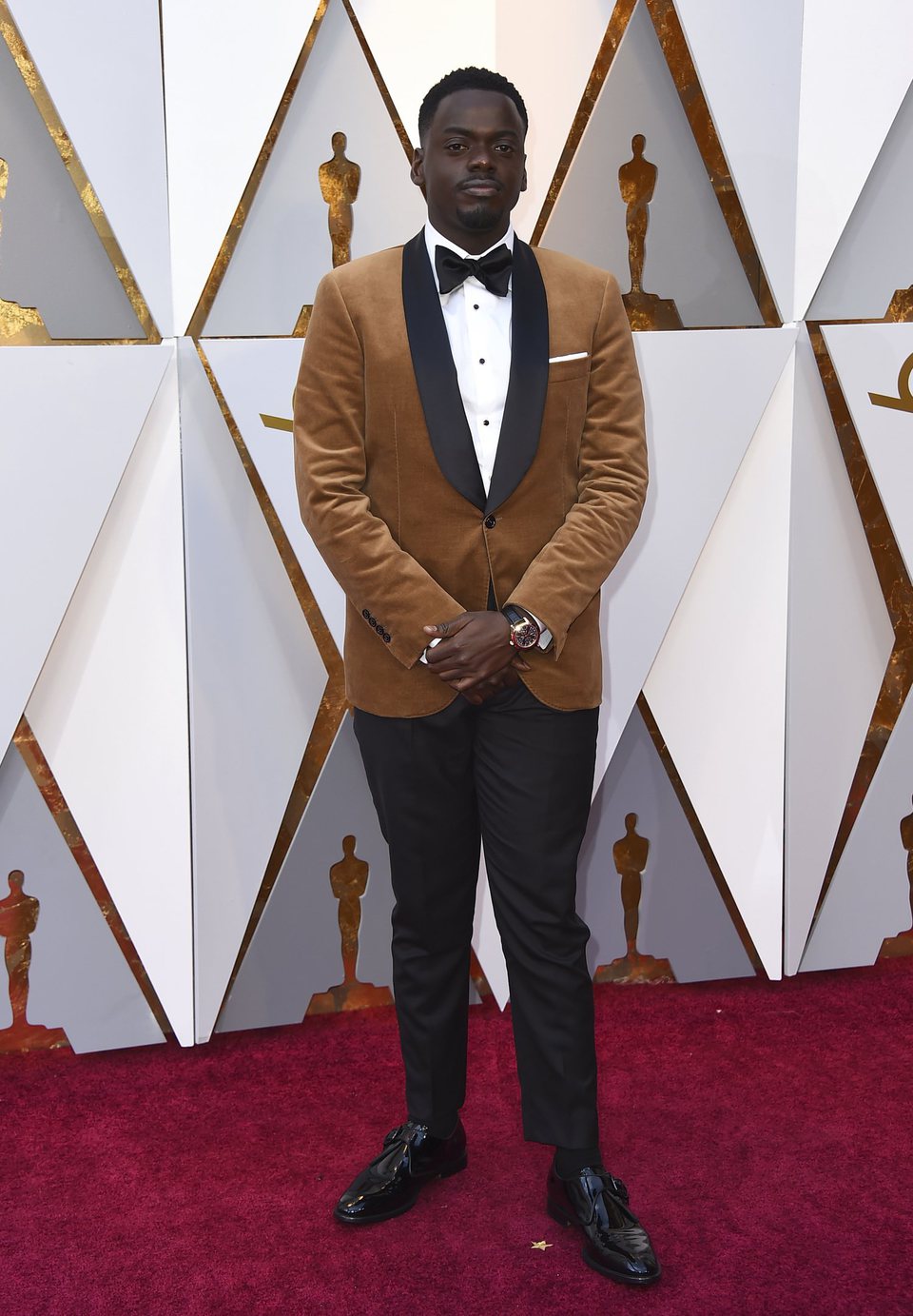 Daniel Kaluuya at the Oscars 2018 red carpet