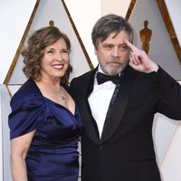 Mark Hamill and Marilou York at the Oscar 2018 red carpet