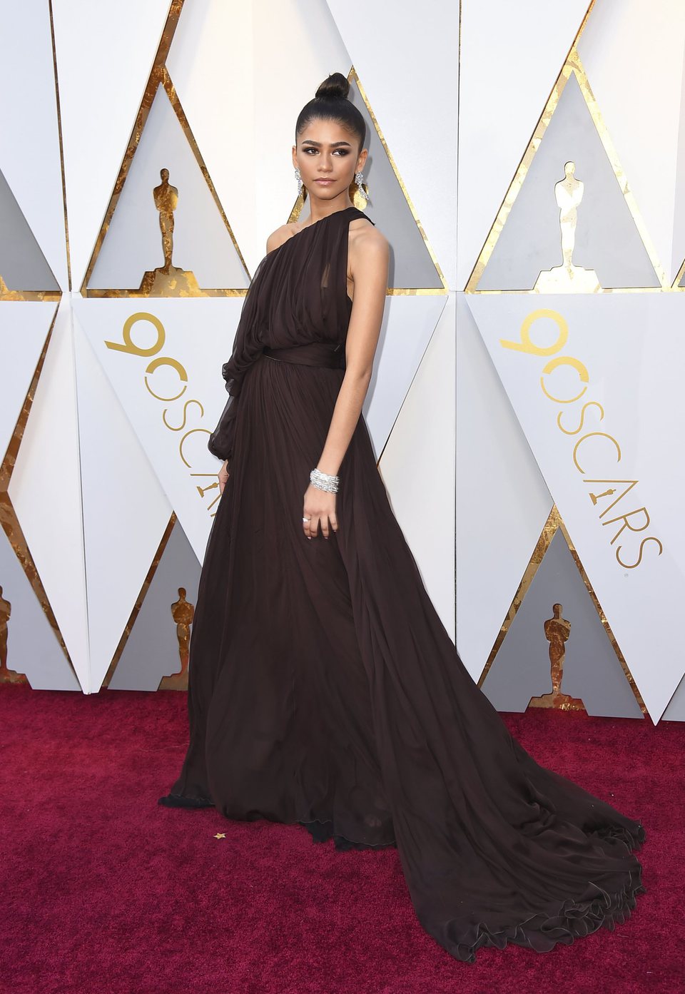 Zendaya at the Oscars 2018 red carpet