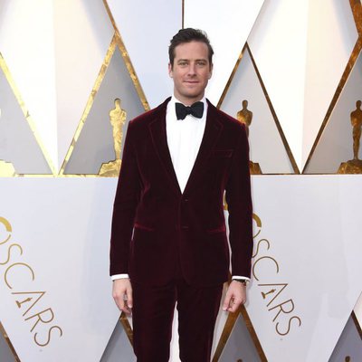 Armie Hammer at the red carpet of the Oscars