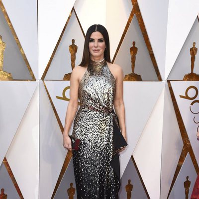 Sandra Bullock at the Oscar 2018 red carpet