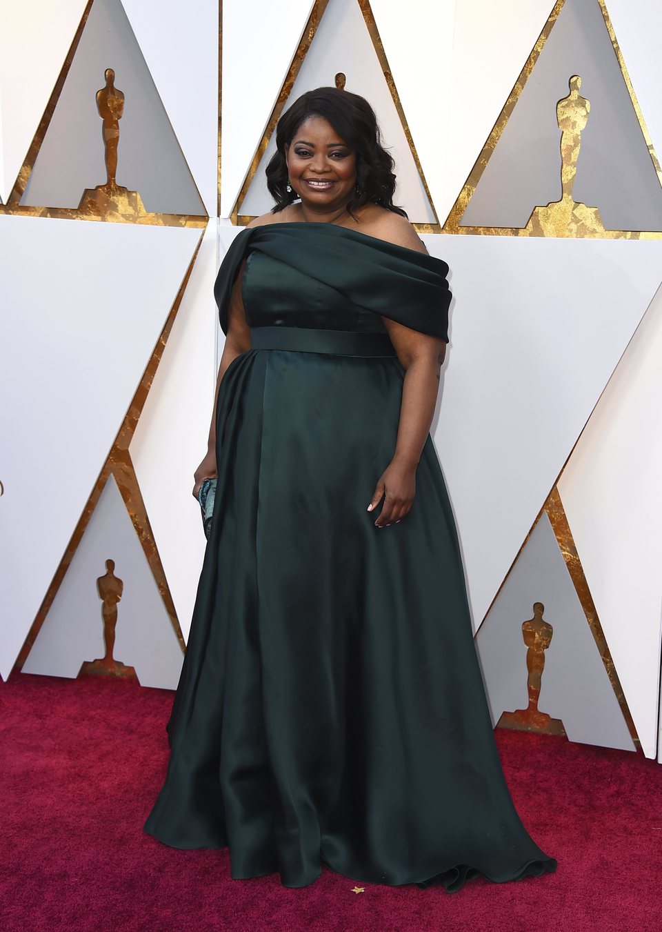 Octavia Spencer at the Oscar 2018 red carpet