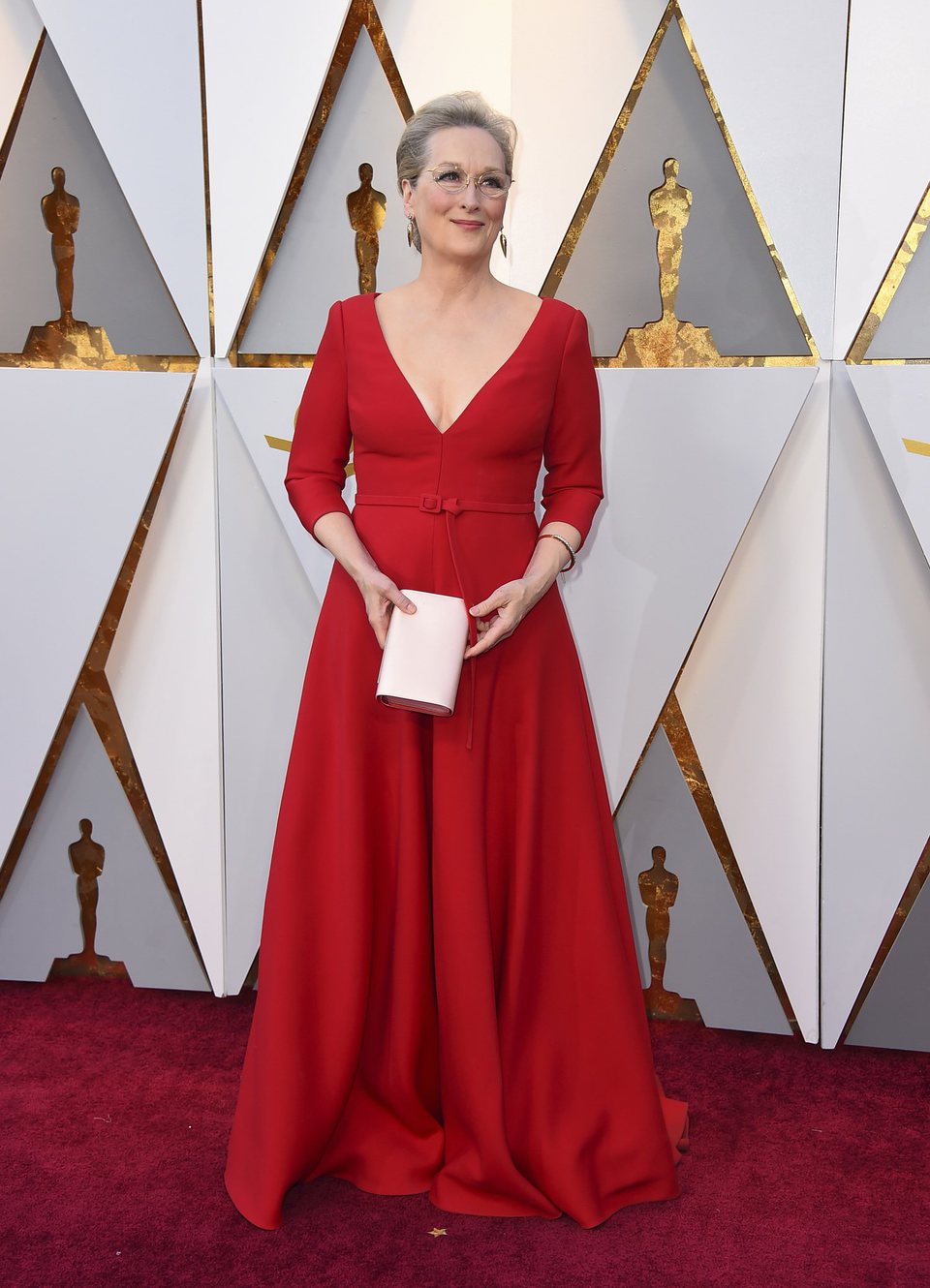 Meryl Streep at the Oscar 2018 red carpet