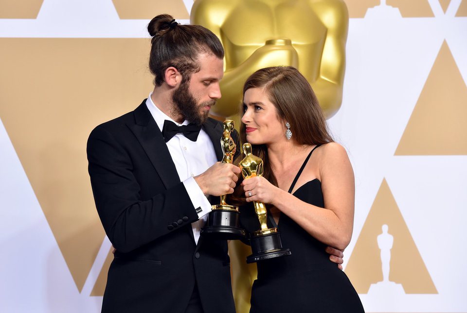 Chris Overton and Rachel Shenton, Oscar winners for Best Live Action Short Film 