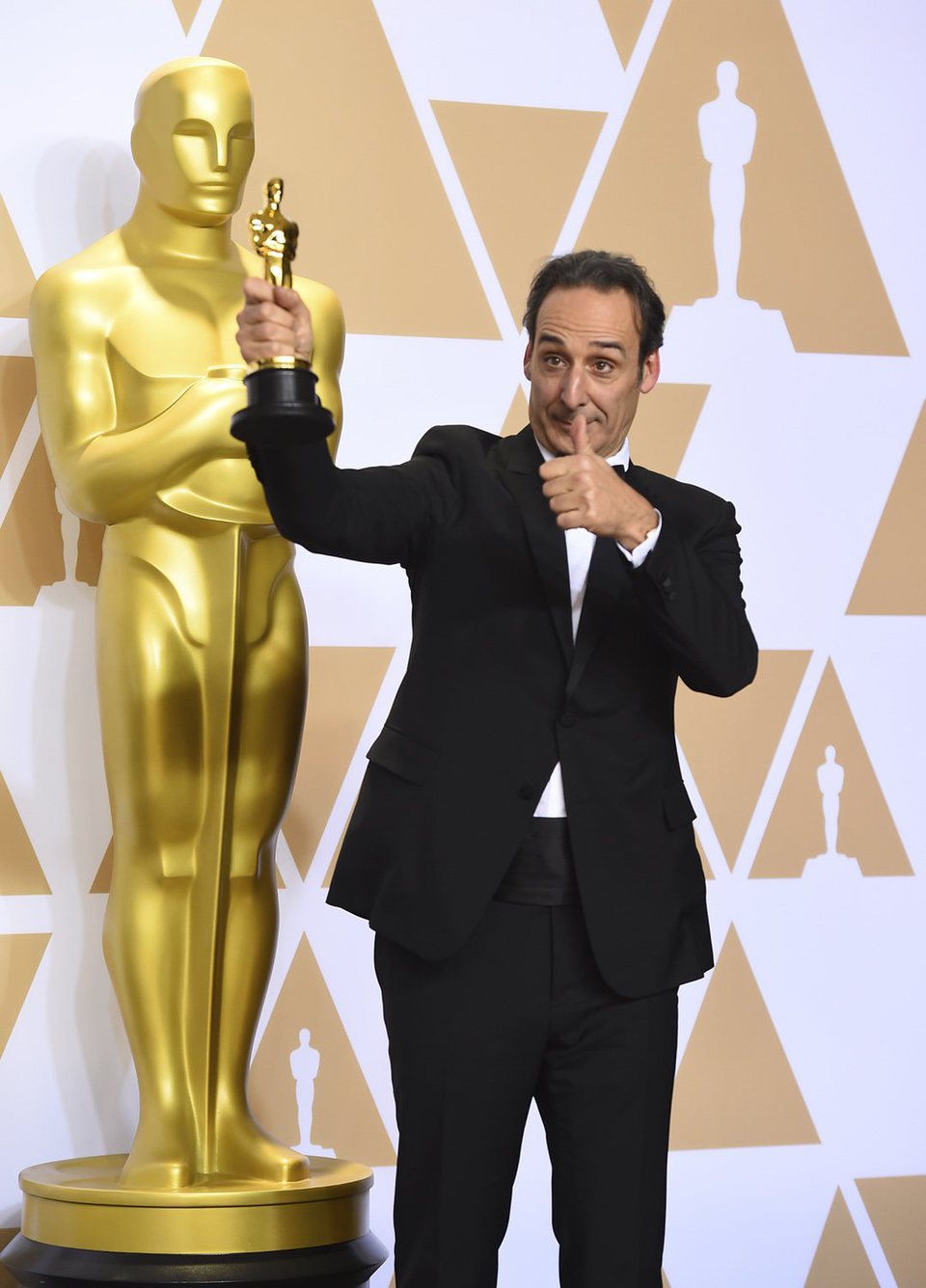 Alexandre Desplat, winner of the best original score Oscar for 'The Shape of Water'