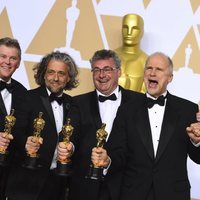 Richard R. Hoover, Paul Lambert, Gerd Nefzer and John Nelson, winners of the best visual effects Oscar for 'Blade Runner 2049?