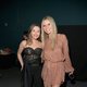 Gwyneth Paltrow & Elizabeth Olsen pose on the purple carpet at the world premiere of 'Avengers: Infinity War'