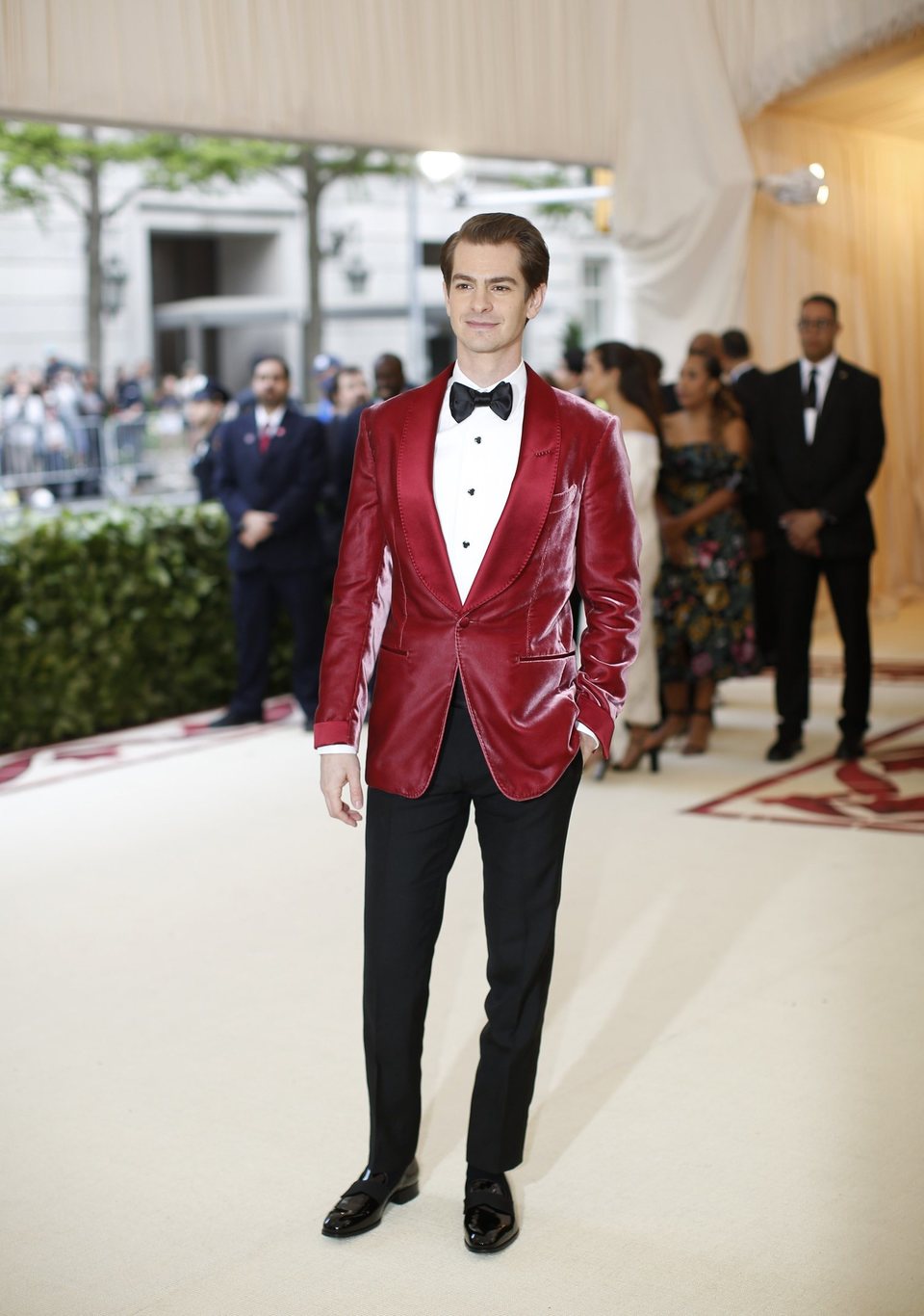 Andrew Garfield at the Met Gala 2018