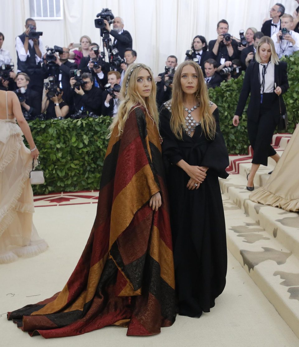 Olsen twins at the Met Gala 2018