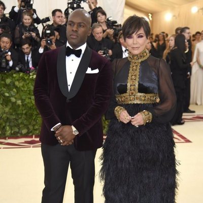 Kris Jenner and Corey Gamble at the Met Gala 2018