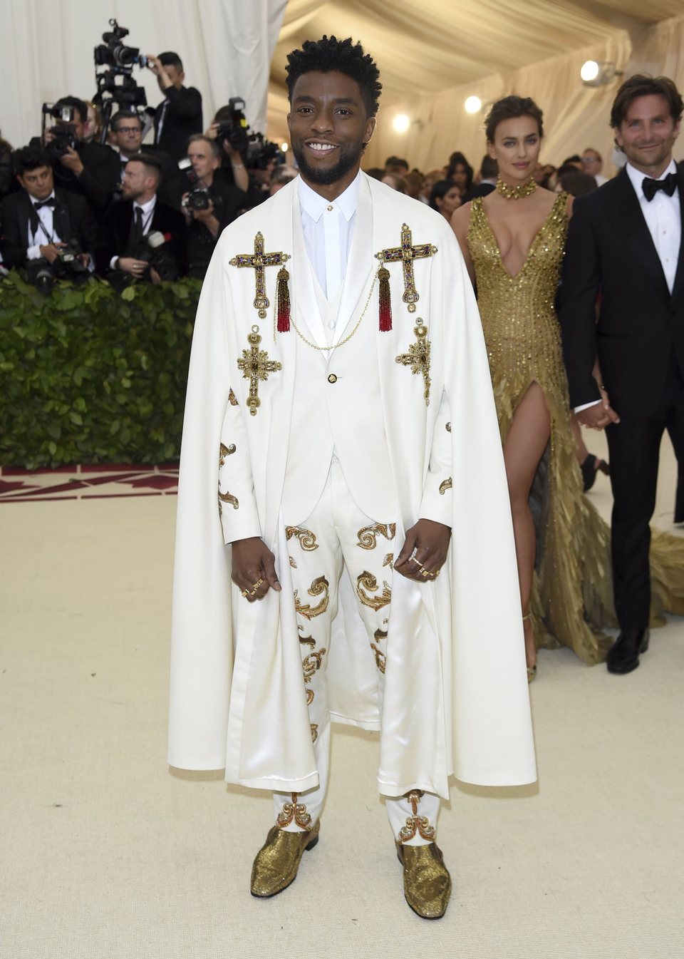 Chadwick Boseman at the Met Gala 2018