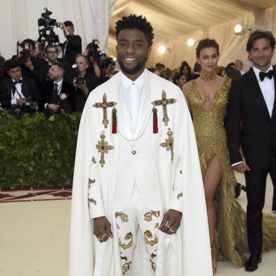 Chadwick Boseman at the Met Gala 2018