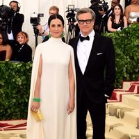 Colin Firth and Livia Giuggioli at the Met Gala 2018