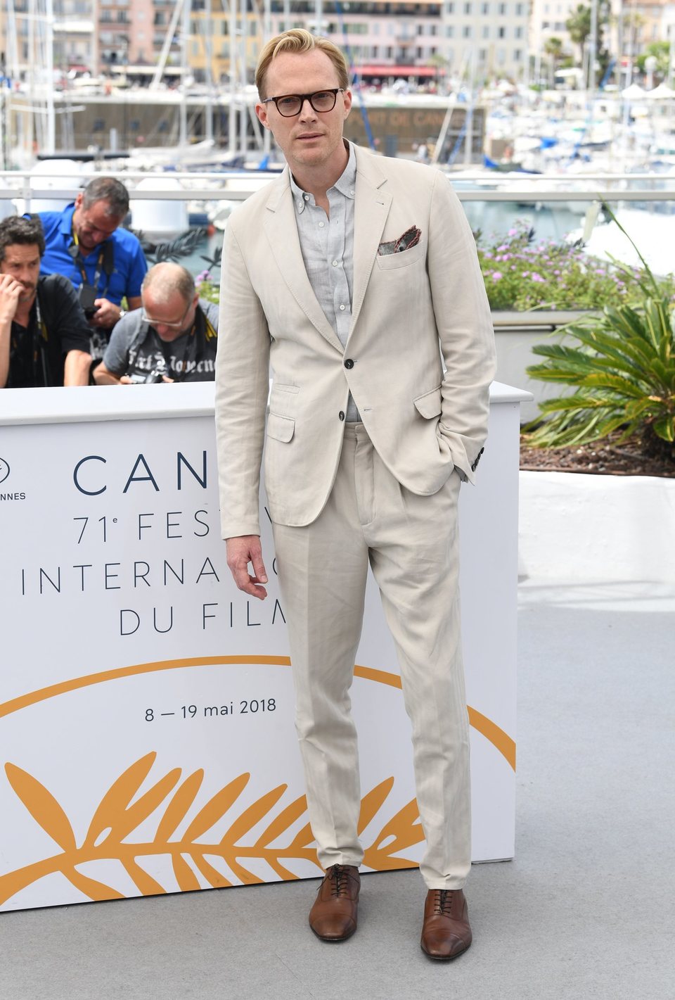 Paul Bettany attends the premiere of 'Solo: A Star Wars Story' during the 71st Cannes Film Festival