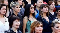 Cate Blanchett, Angès Varda and 80 other women stand in a silent protest for female representation at Cannes