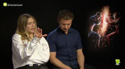 Elizabeth Olsen, Jeremy Renner and Emily VanCamp about 'Civil War'