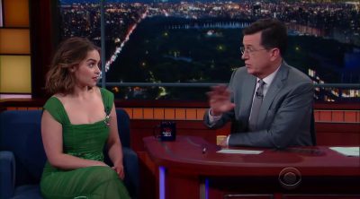 Emilia Clarke's interview (?Game of Thrones?) on The Late Show