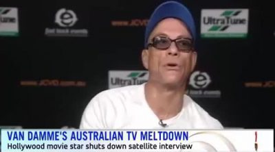 Jean-Claude Van Damme storms off interview