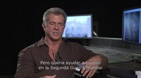 Mel Gibson ('Hasta el último hombre'): "It?s about someone who goes to the worst place in the world without weapon"