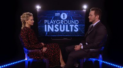 Jennifer Lawrence and Chris Pratt insult each other