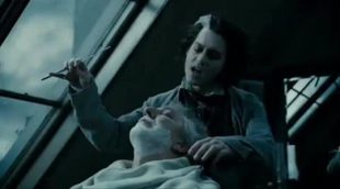 'Sweeney Todd' - Johnny Depp and Alan Rickman at the barbery