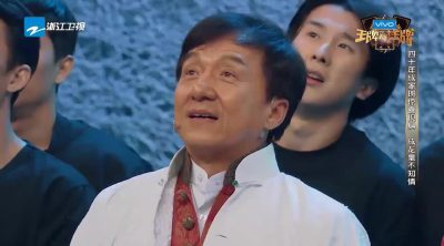 Jackie Chan meets with his original stunt team