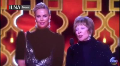 Iranian TV censors Charlize Theron's Oscar dress