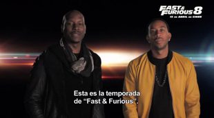 Tyrese Gibson and Ludacris have a message for the 'Fast & Furious 8' fans