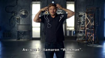 Chris Pratt explains how a Walkman works