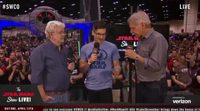 Interview with Harrison Ford and George Lucas at the Star Wars Celebration in Orlando