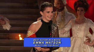 Emma Watson accepts MTV Award for 'The Beauty and the Beast'