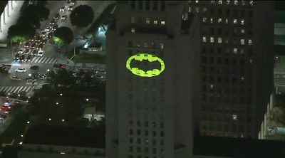 Tribute in LA to Adam West