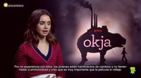 Interview Lily Collins ('Okja')