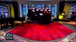 The cast of 'Sister Act' sings 'I Will Follow Him' 25 years later