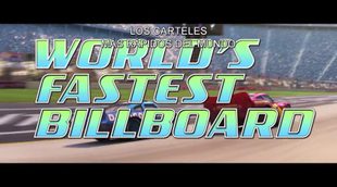 'World's Fastest Billboard' 'Cars 3' Exclusive Making Of