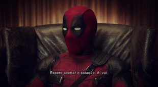 Deadpool speaks Portuguese and gives tattoos