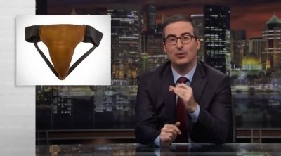 John Oliver ('Last Week Tonight') bought Russell Crowe's jockstrap from 'Cinderella Man'