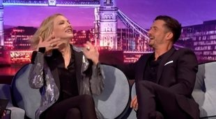 Cate Blanchett and Orlando Bloom in 'The Late Late Show with James Corden'