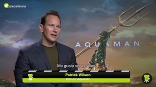 Patrick Wilson explains how the most difficult scenes of 'Aquaman' are filmed