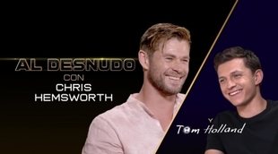 Double interview Tom Holland (Spider-Man) and Chris Hemsworth (Thor)