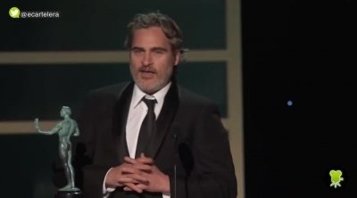 Joaquin Phoenix Award Acceptance Speech SAG 2020