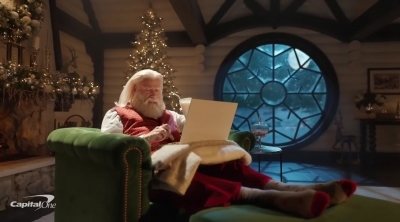 Capital One's Christmas ad with John Travolta and Samuel L. Jackson