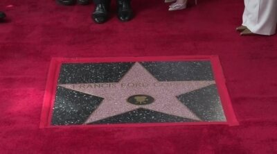 Francis Ford Coppola gets his star at de Walk of Fame